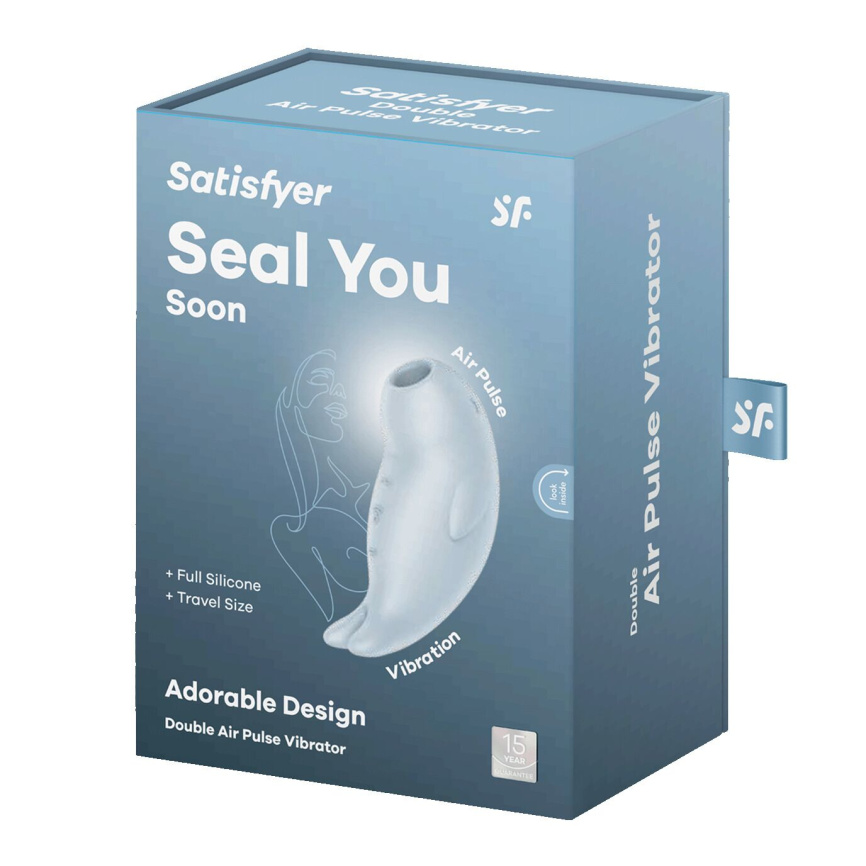 Вакуумний кліторальний стимулятор з вібрацією Satisfyer Seal You Soon, 2 незалежні мотори фото 7