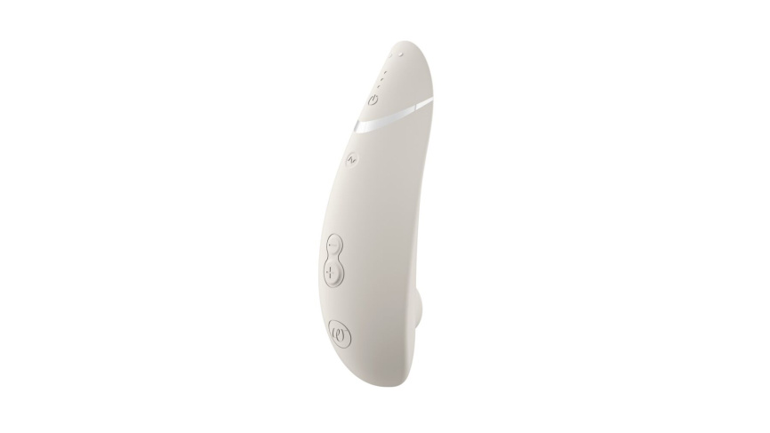 Вакуумний кліторальний стимулятор Womanizer Premium 2 - Grey, функції Autopilot та Smart Silence фото 3