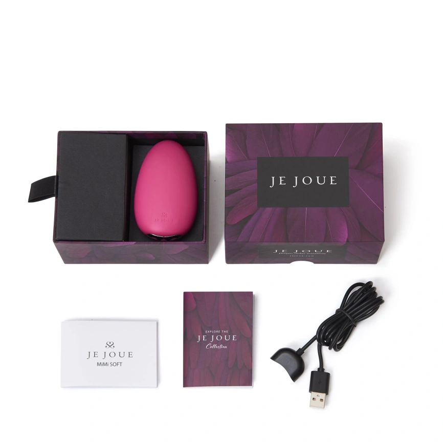 Премиум вибростимулятор Je Joue Mimi Soft Fuchsia, мягкий, очень глубокая вибрациия, 12 режимов фото 5