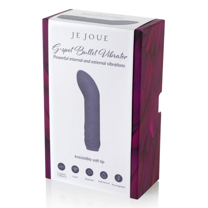 Преміум вібратор Je Joue - G-Spot Bullet Vibrator Purple з глибокою вібрацією фото 7