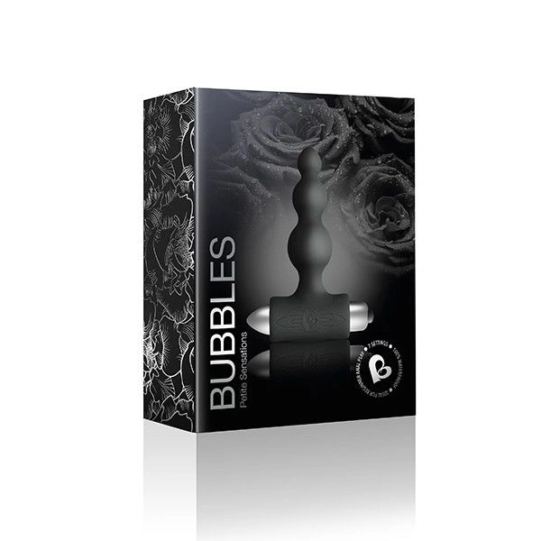 Анальный вибратор Rocks Off Petite Sensations — Bubbles Black фото 5
