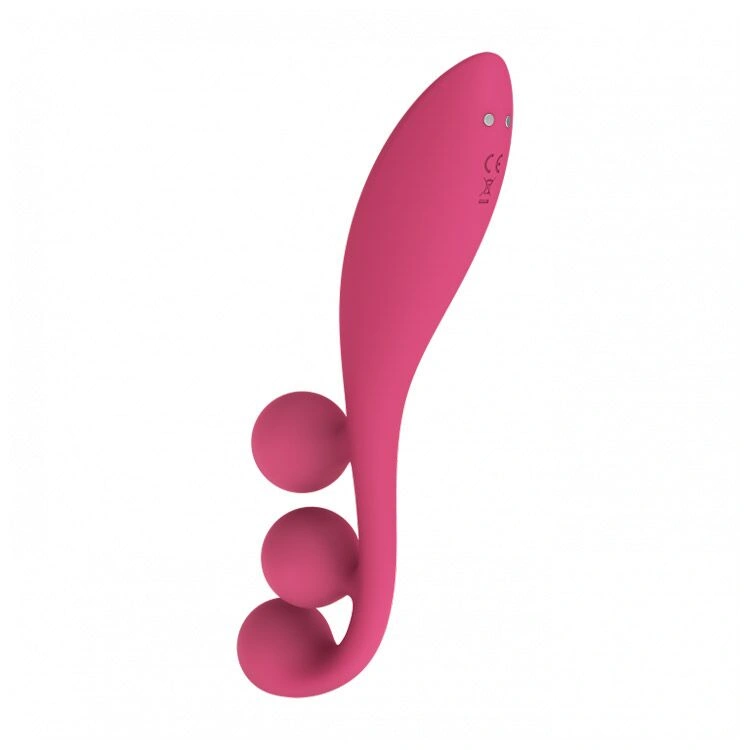Универсальный вибратор Satisfyer Tri Ball 1, 3 мотора, гнется фото 2