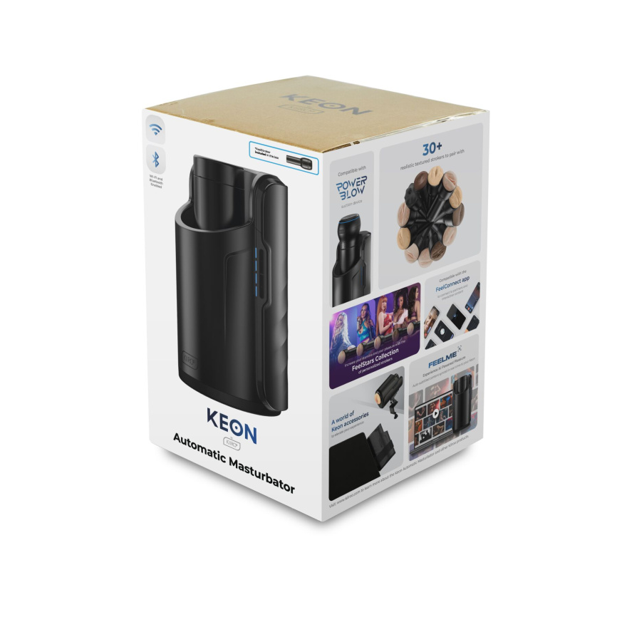 Інтерактивна секс-машина для чоловіків Kiiroo Keon Wi-Fi Combo Set з мастурбатором фото 5