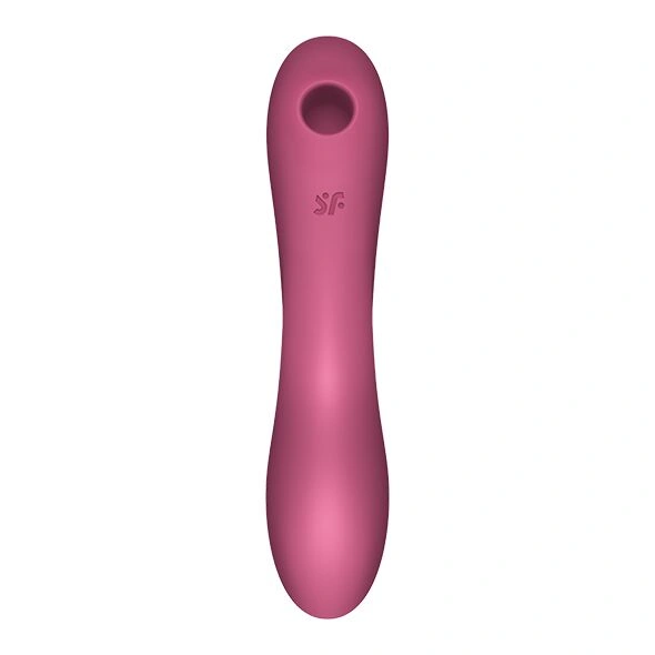 Вакуумный стимулятор с вибрацией Satisfyer Curvy Trinity 3 Red фото 3