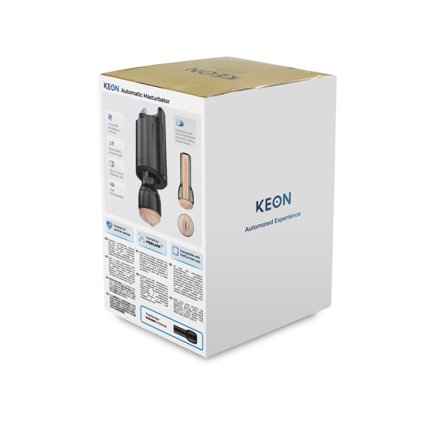 Інтерактивна секс-машина для чоловіків Kiiroo Keon Wi-Fi Combo Set з мастурбатором фото 6