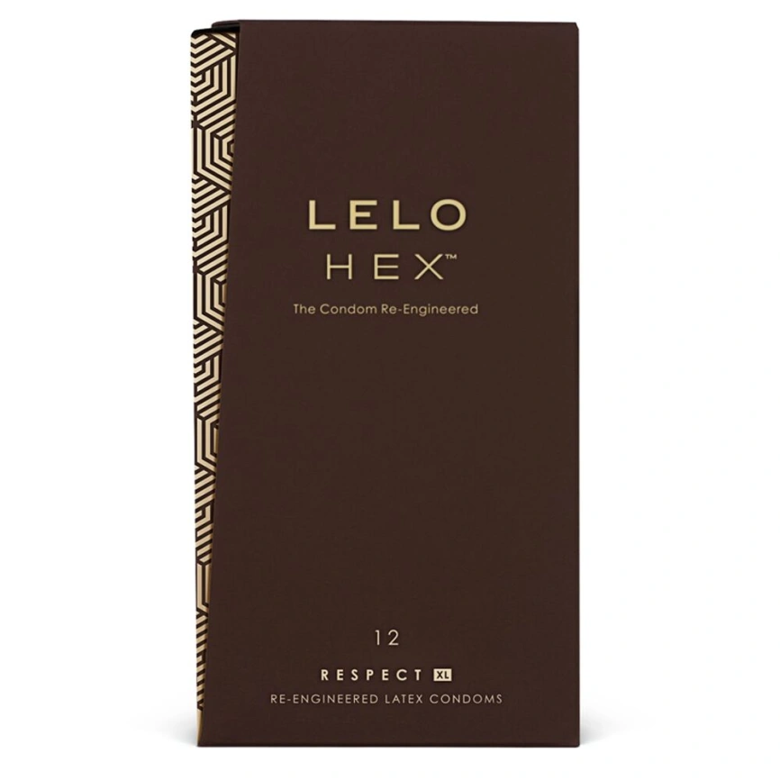 Презервативы LELO HEX Condoms Respect XL 12 Pack, тонкие и суперпрочные, увеличенный размер фото 1