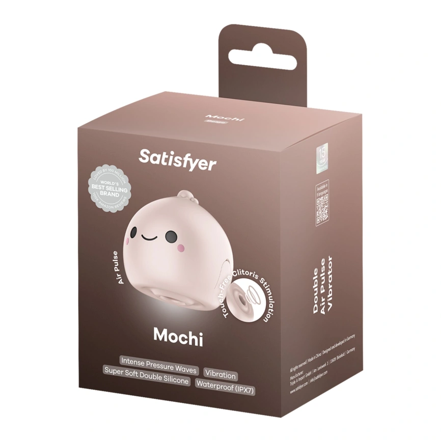 Вакуумный клиторальный стимулятор Satisfyer Mochi Beige фото 5