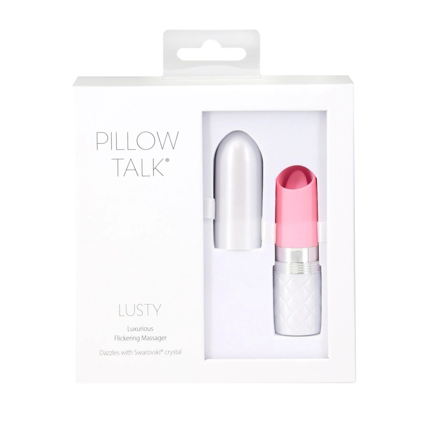 Вибратор Pillow Talk Lusty Luxurious Flickering Massager - Pink  фото 7