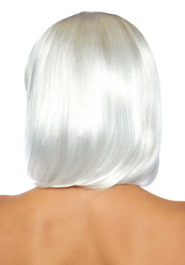 Перука, що світиться в темряві Leg Avenue Pearl short natural bob wig White, коротка, перлинна, 33 с фото 4