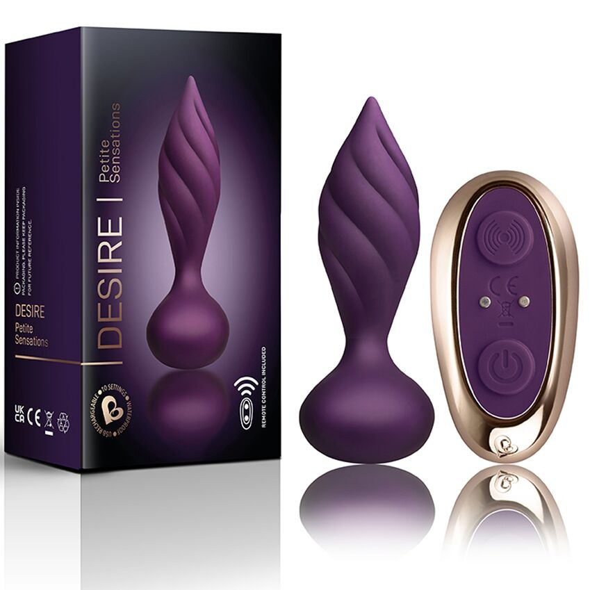 Анальна вібропробка Rocks Off Petite Sensations – Desire Purple фото 3