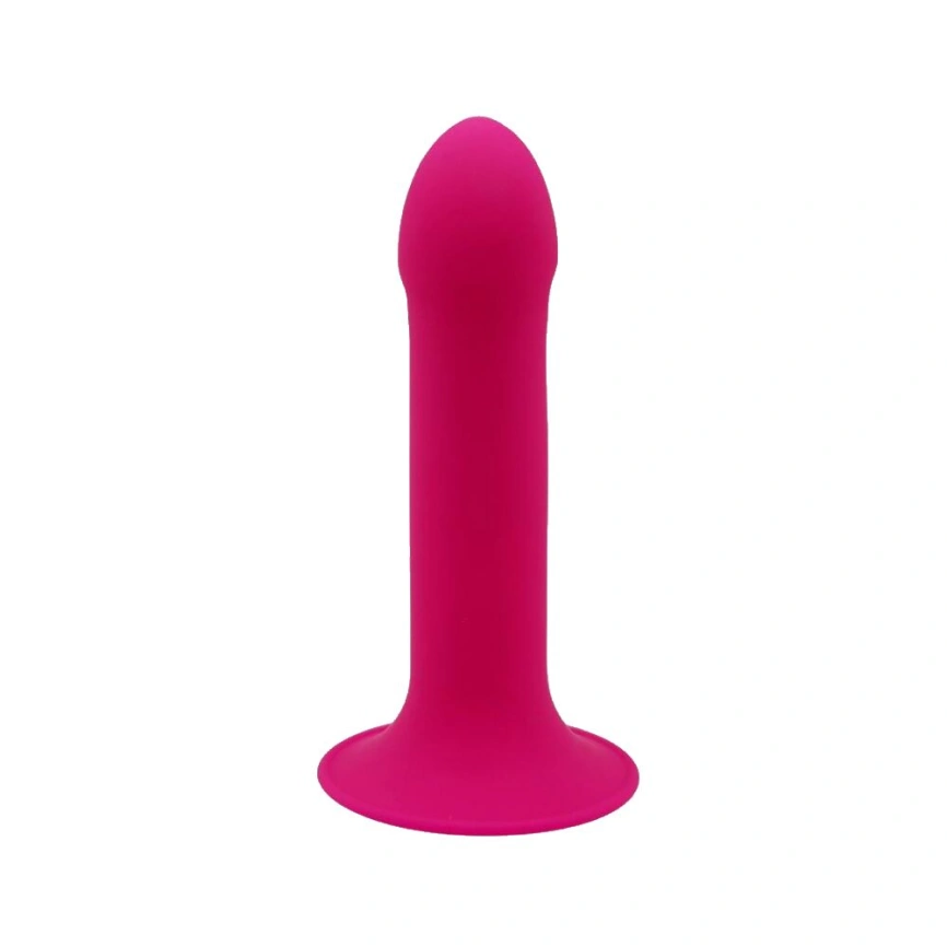 Дилдо с присоской Adrien Lastic Hitsens 2 Pink, отлично для страпона, макс. диам. 4см, длина 16,7см фото 1