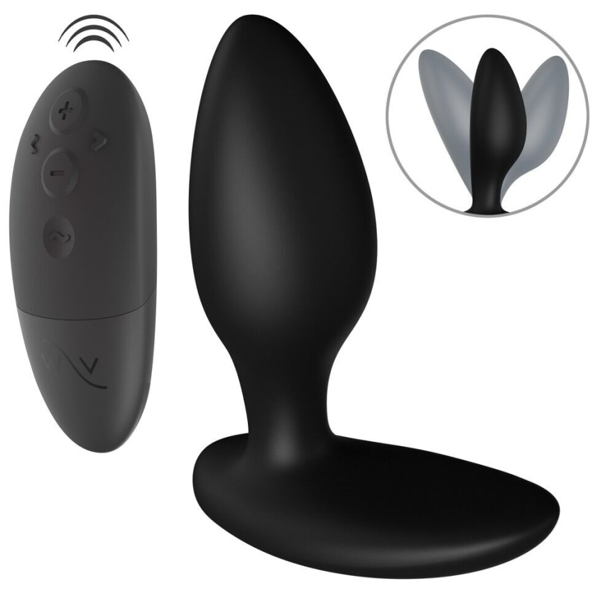 Анальна смарт-вібропробка We-Vibe Ditto+ Satin Black з пультом ДК фото 1