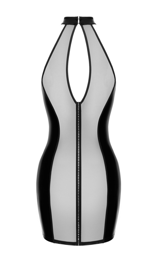 Сукня Noir Handmade F370 Luxuria Crystal Sheer Mini Dress M фото 7