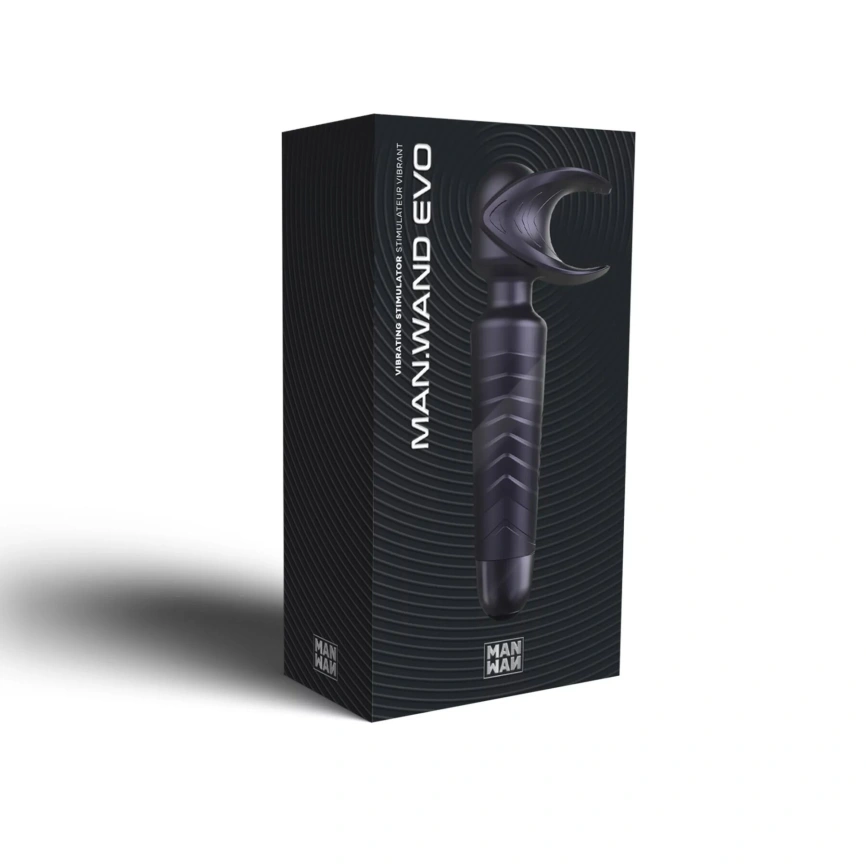 Мастурбатор-вибромассажер Manwan MAN.WAND EVO Black Plum, отлично для пар, виброминет фото 6