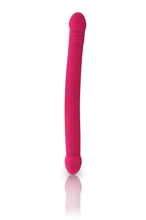 Фаллоимитатор двусторонний Dorcel Real Double Do Magenta, диаметр 4см, длина 42см фото 1