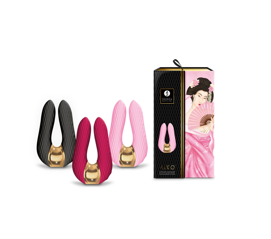 Вібратор для клітора Shunga Aiko Light Pink, гнучкі кінчики фото 9