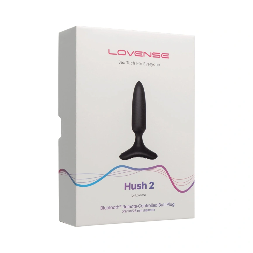 Анальная смарт-вибропробка Lovense Hush 2, размер XS фото 5