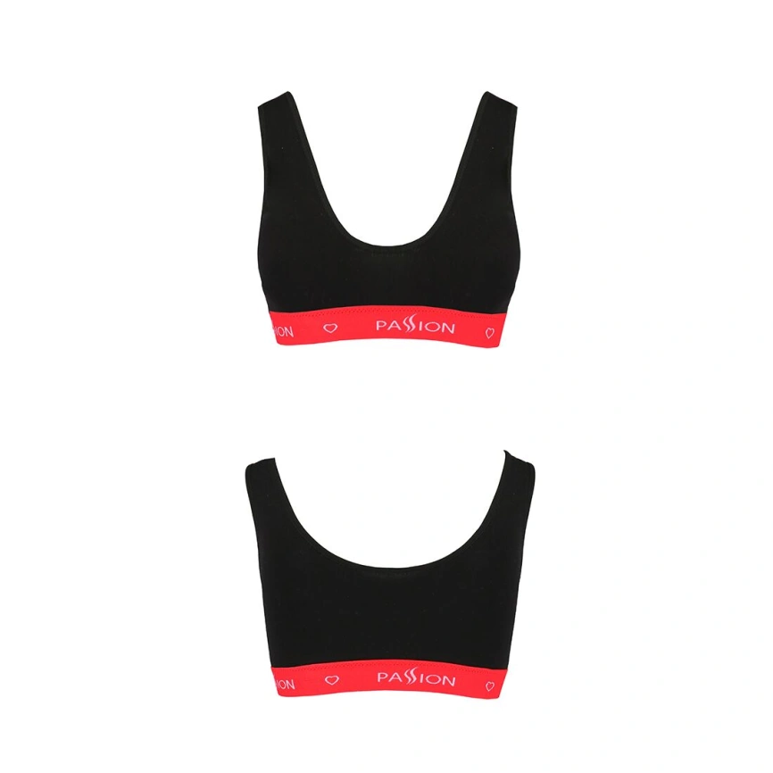 Спортивный топ на широких бретелях Passion PS003 TOP M, black фото 12