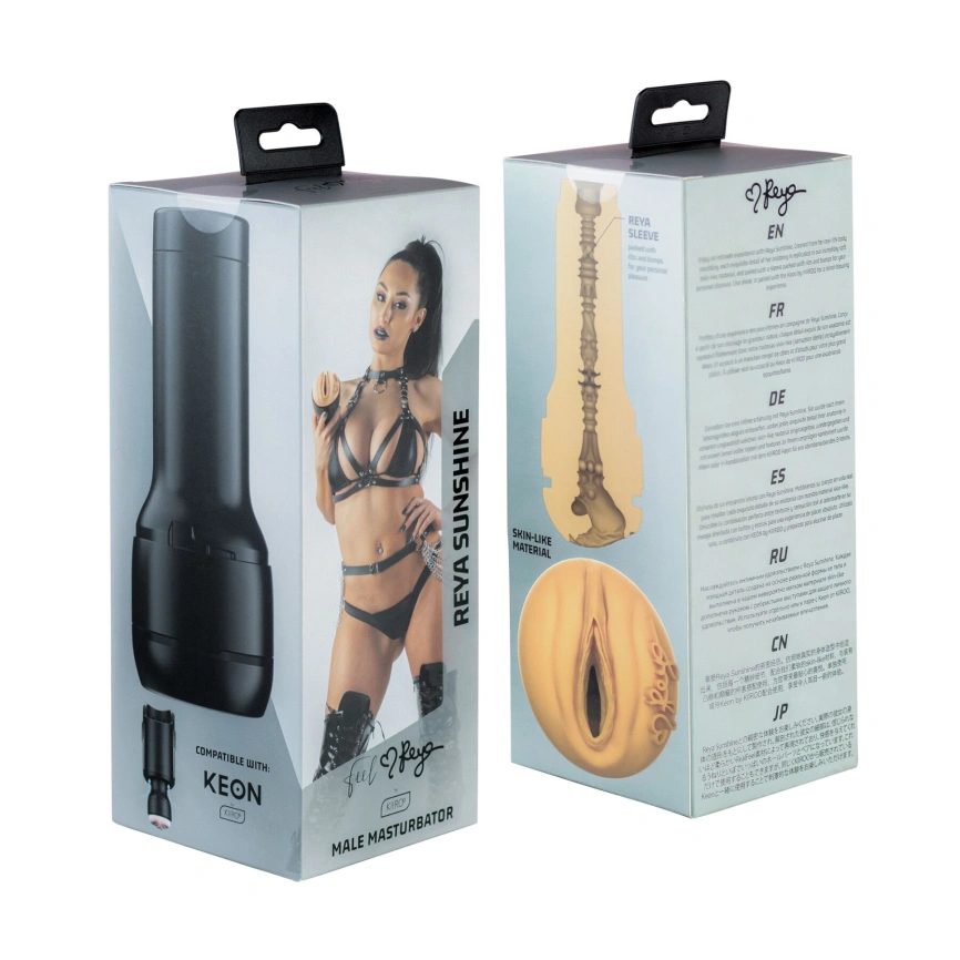 Мастурбатор Kiiroo Feel Reya Sunshine, копия вагины порнозвезды фото 2