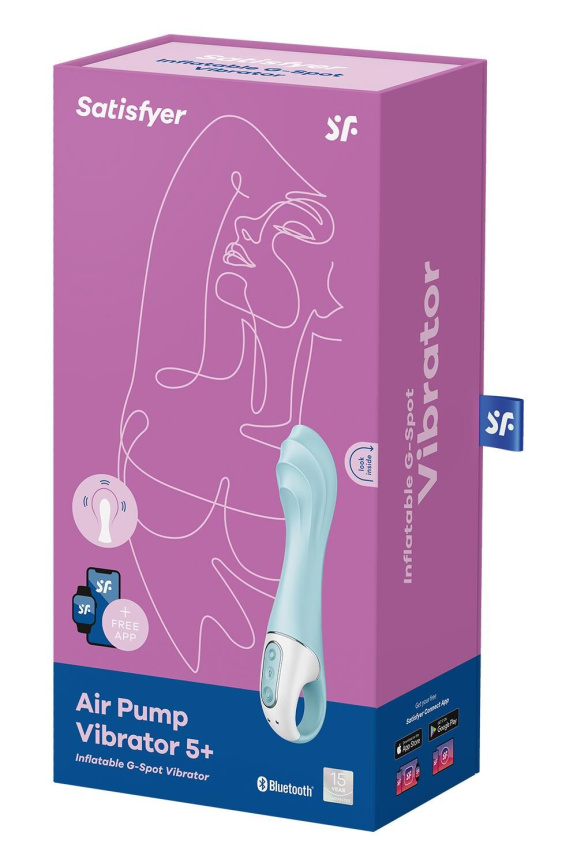 Смарт-вібратор точки G Satisfyer Air Pump Vibrator 5+, надувається фото 8
