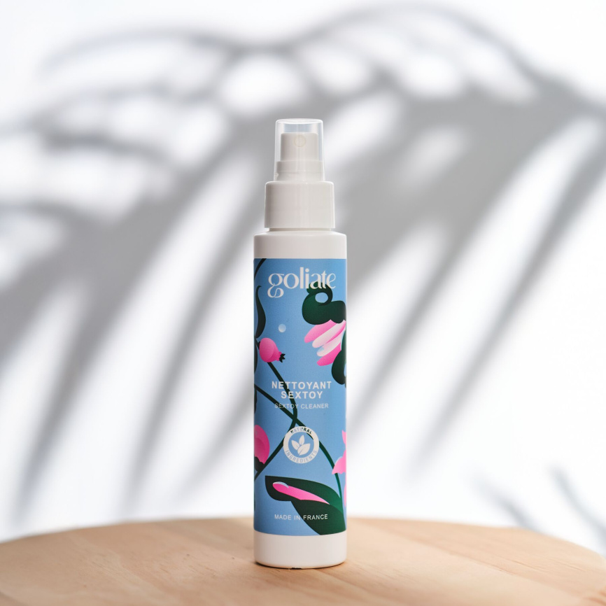 Антибактеріальний спрей для іграшок Goliate Nettoyant Sextoy 100 мл, безпечний для тіла фото 4