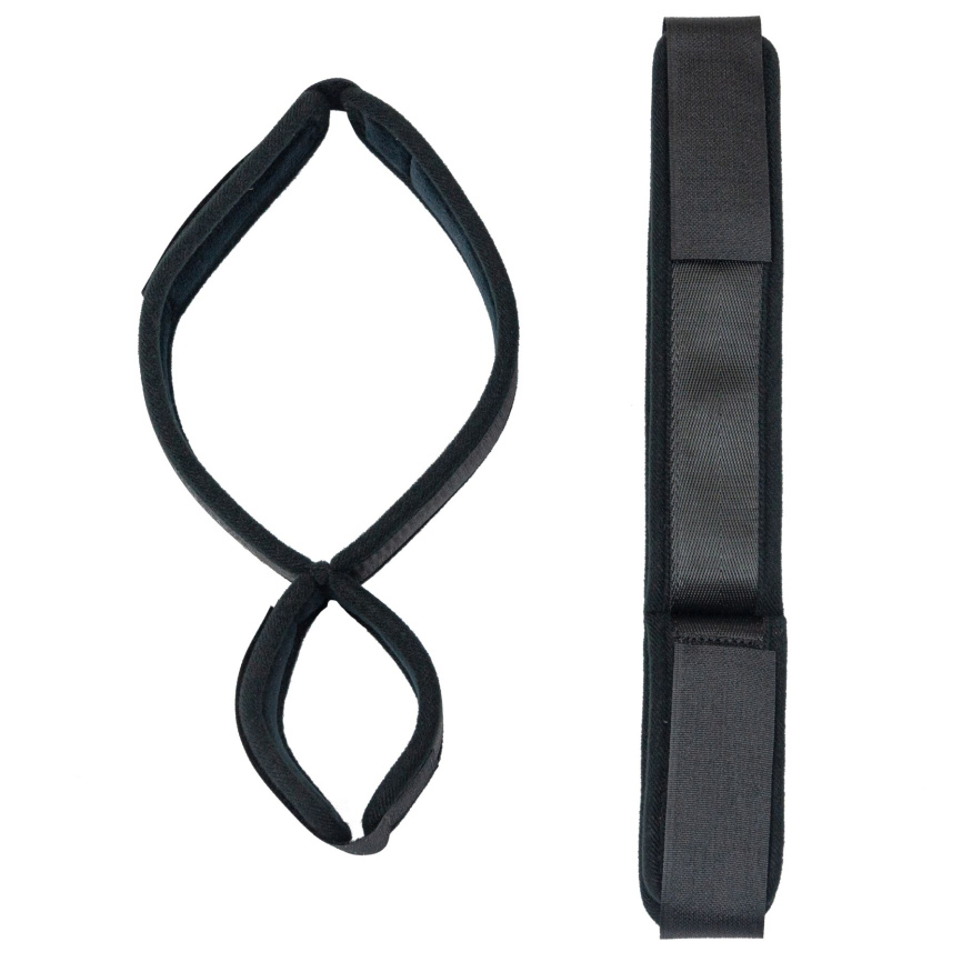 Фіксатори для руки і стегна Punishment - Thigh to Wrist Restraints - Black фото 2