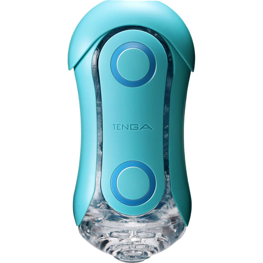 Мастурбатор Tenga Flip Orb — Ocean Blue, з можливістю зміни тиску та стимулювальними кульками всередині фото 4