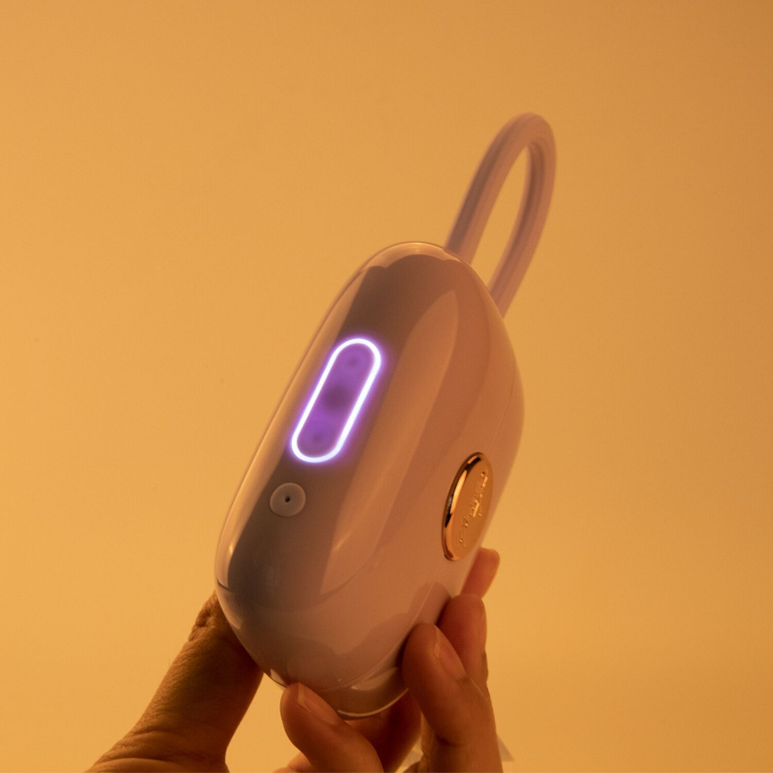 Вакуумний кліторальний стимулятор Otouch Louis Vibrate Purple з віброяйцем, у кейсі фото 8