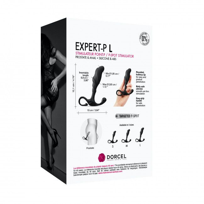 Ручний ергономічний масажер простати Dorcel Expert P size L фото 6