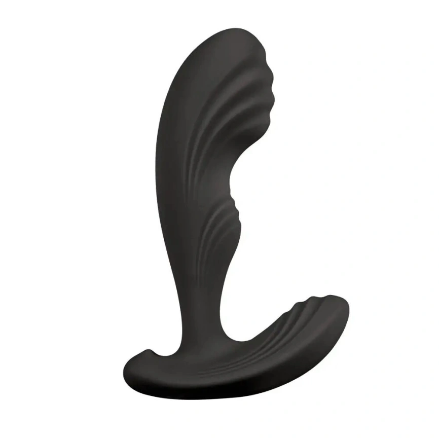 Вибромассажер простаты S Pleasures Premium Cozy, черный, с рельефной головкой, 10 режимов фото 2