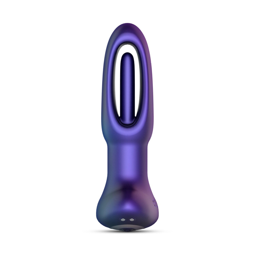 Анальна пробка з віброязичком Hueman - Voyager Butt Plug With Tapping фото 3