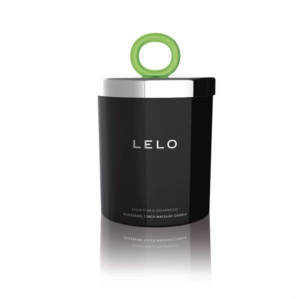 Массажная свеча LELO Massage Candle Snow Pear & Cedarwood, соевый воск, 36 часов горения фото 1