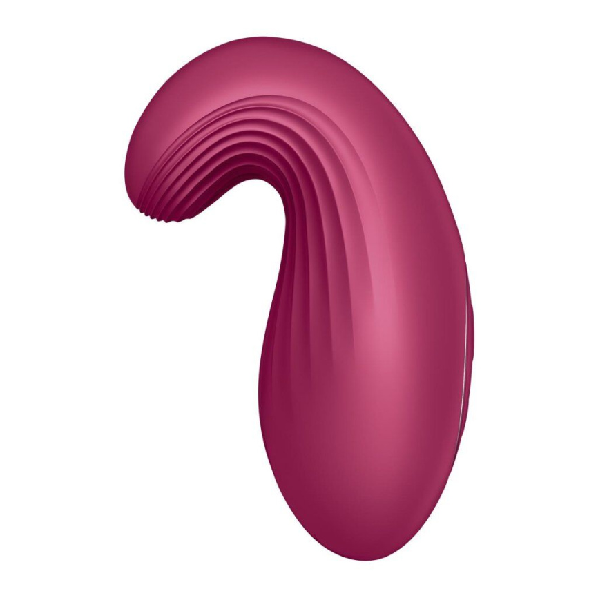Вібратор Satisfyer Dipping Delight Berry, 2 мотори, гнучкий кінчик фото 4