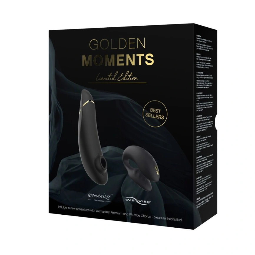 Премиальный подарочный набор Golden Moments: Womanizer Premium и We-Vibe Chorus Black фото 6