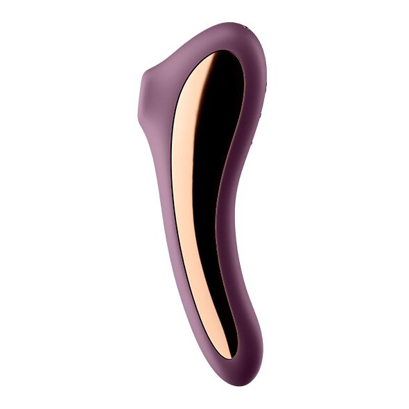 Вакуумний стимулятор з вібрацією Satisfyer Dual Kiss Wine Red фото 3