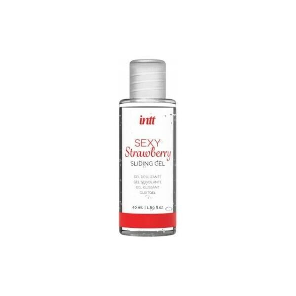Набір Intt BRAZILIAN PANTY RED: трусики на резинці S-XL з перлинним кільцем + полунична змазка фото 3