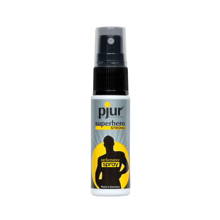Спрей-пролонгатор pjur Superhero Strong Spray 20 ml, з екстрактом імбиру, без анестетиків фото 1