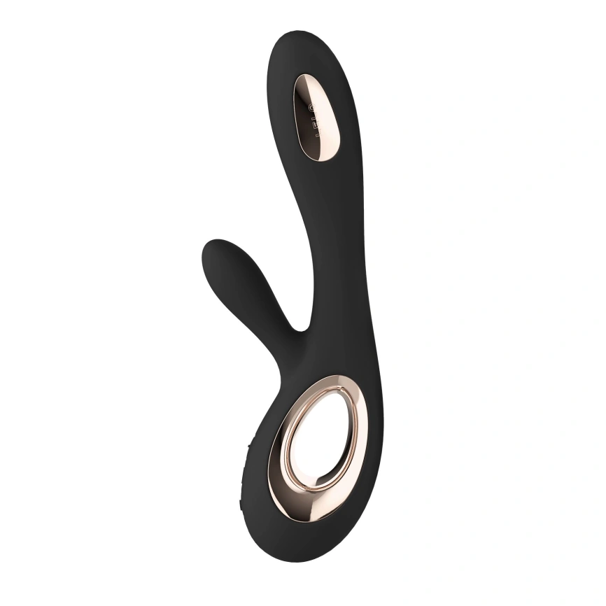 Вибратор-кролик LELO Soraya Wave Black, манящие движения ствола фото 3