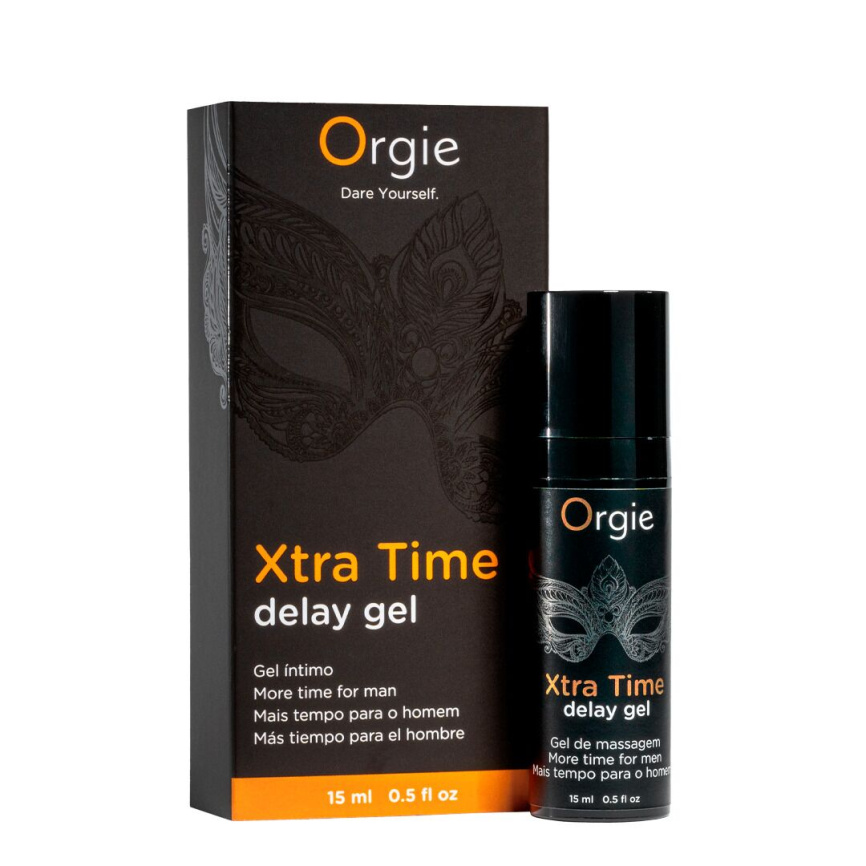 Гель-пролонгатор Orgie Xtra Time Delay Gel, 15 мл, на водній основі, без анестетиків фото 1