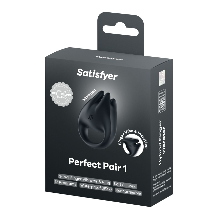 Вібратор на палець та ерекційне кільце 2в1 Satisfyer Perfect Pair 1 фото 8