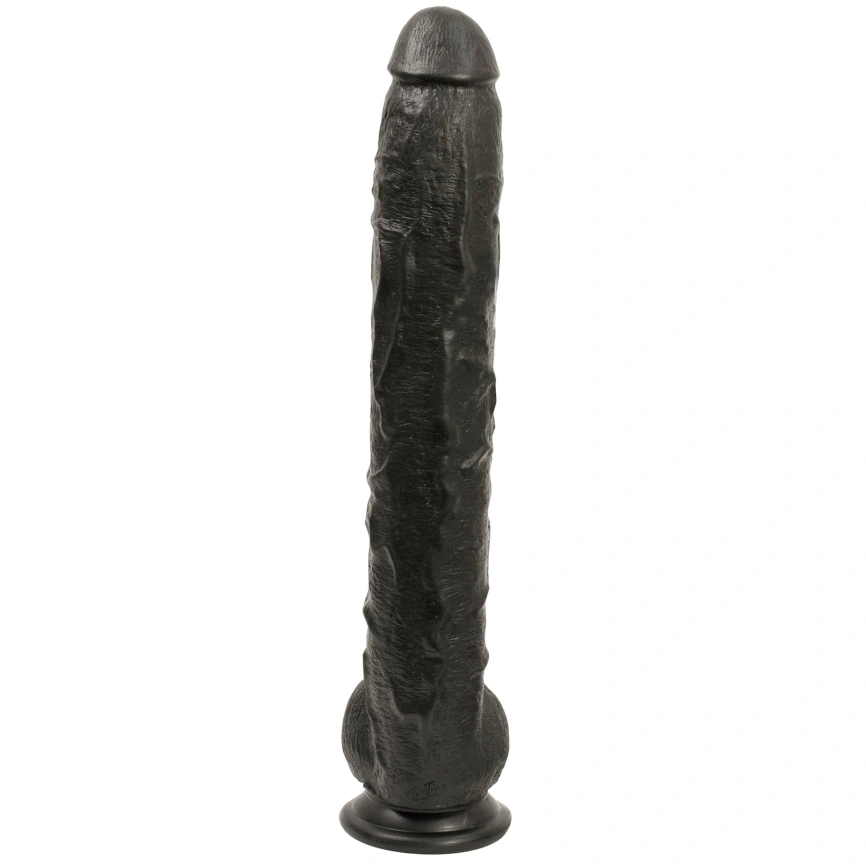 Фаллоимитатор Doc Johnson Dick Rambone Cock Black, диаметр 6см, длина 42см, ПВХ фото 4