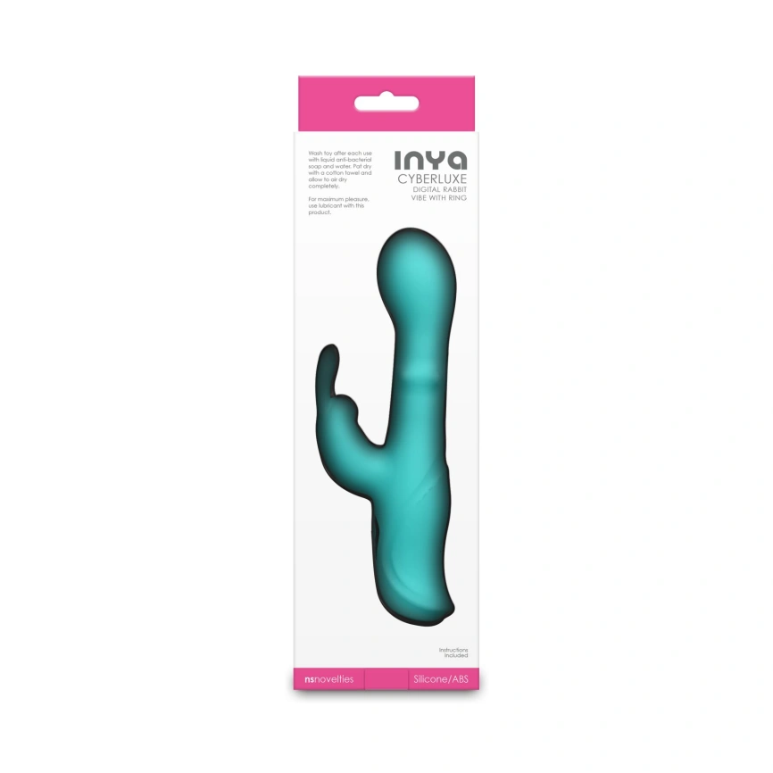 Вибратор-кролик NS Novelties INYA - Cyberluxe - Aqua фото 4