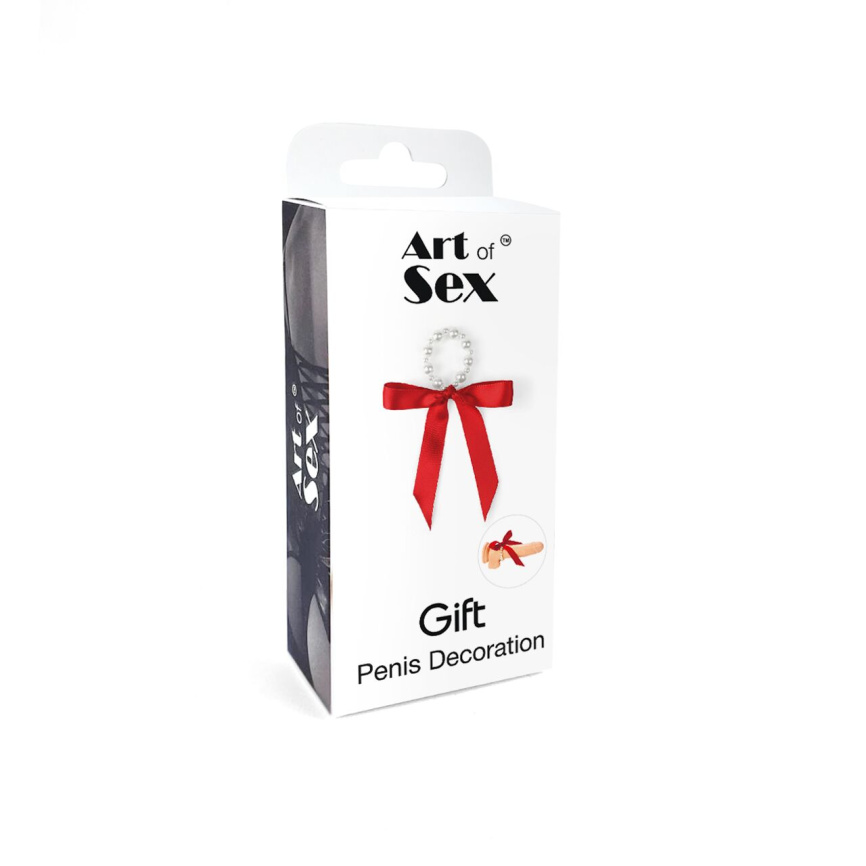 Прикраса на пеніс із перлинами «Подарунок» Art of Sex - Gift фото 5