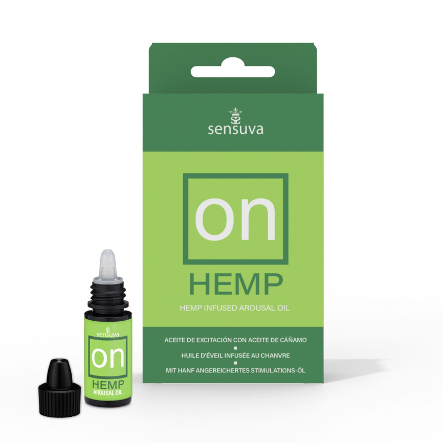 Збуджувальні краплі для клітора Sensuva – ON for Her Hemp Infused Arousal Oil (5 мл) з олією конопель фото 3
