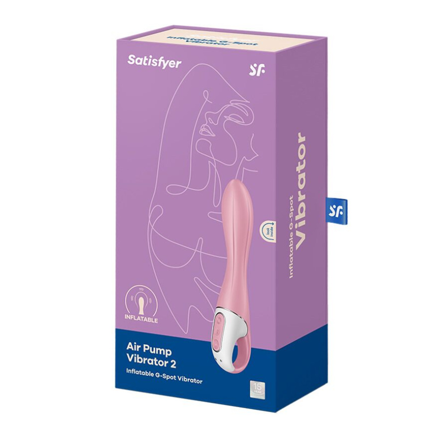 Вібратор точки G надувний Satisfyer Air Pump Vibrator 2 фото 5