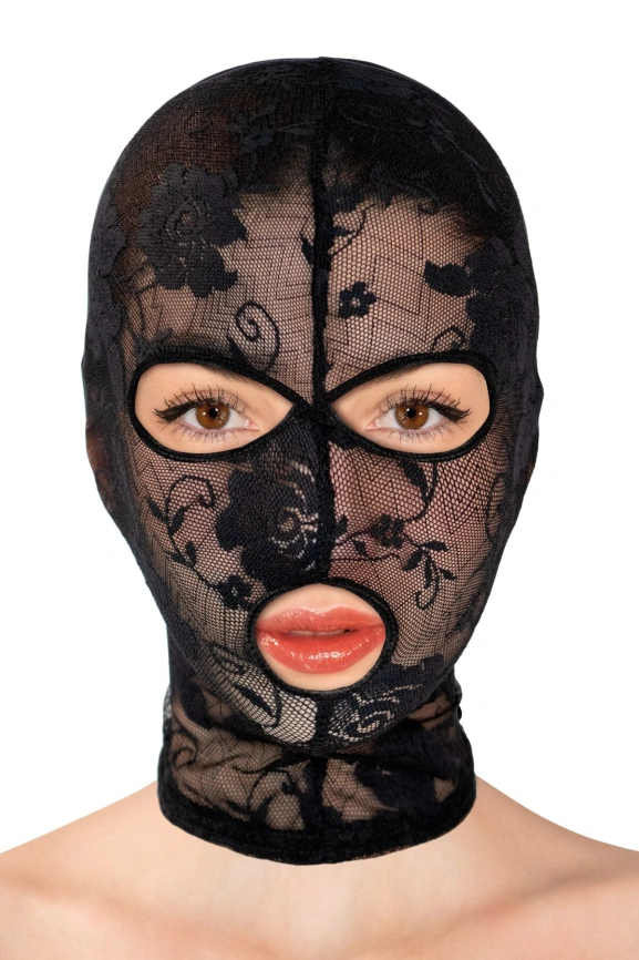 Капюшон для БДСМ Fetish Tentation Patterned fishnet hood фото 1
