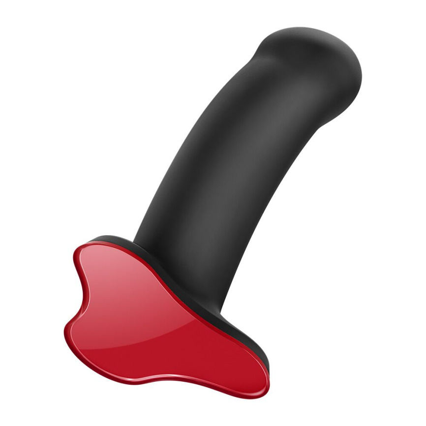 Фалоімітатор Fun Factory AMOR Black, довжина 14,6 см, діаметр 3,7 см, вигнутий фото 2