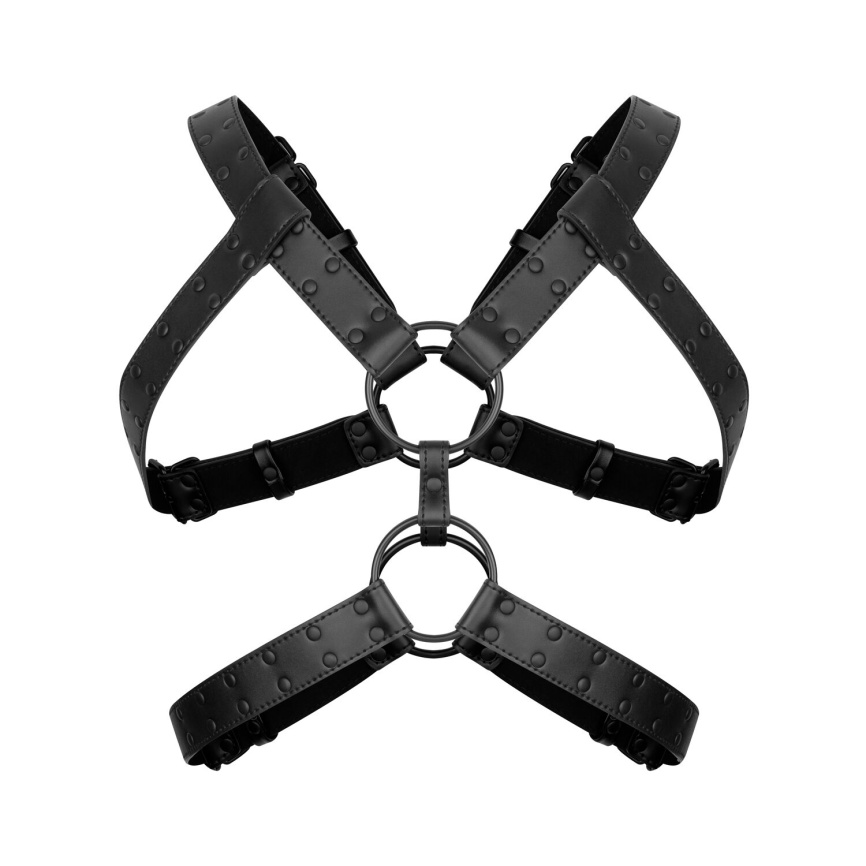 Портупея Bedroom Fantasies: Rocco Bondage Harness, чорна фото 2