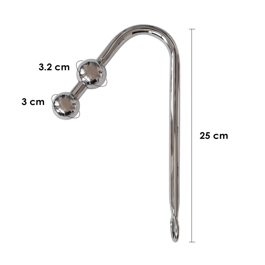 Бондажный набор с металлическим анальным крюком №3 Art of Sex Blanca Bondage set with anal hook №3 фото 2