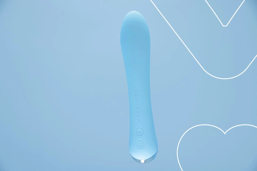 Вибратор с подогревом FairyGasm WowGenie blue, подогрев до 42 °C фото 6